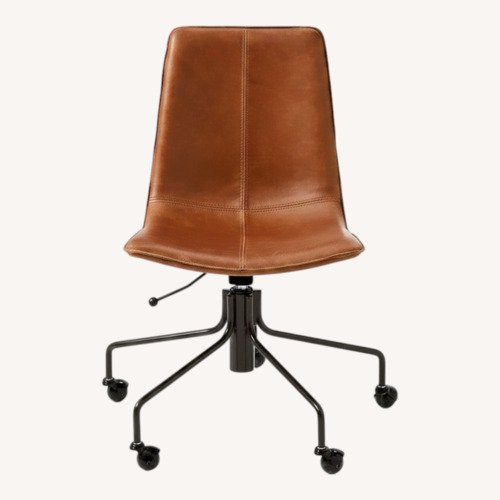Used West Elm Slope Leather Office Chair for sale on AptDeco