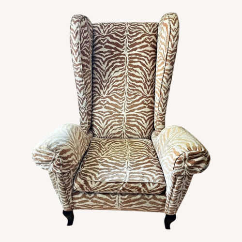 Used Light Brown Fabric Armchair for sale on AptDeco