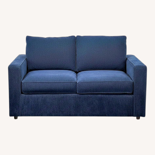 Used Room & Board York Navy Blue Loveseat - Modern  for sale on AptDeco