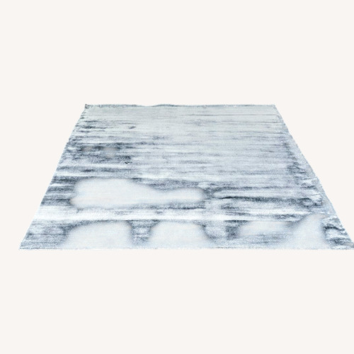 Used CB2 Kole Modern Grey Ombre Area Rug - 6x9 for sale on AptDeco