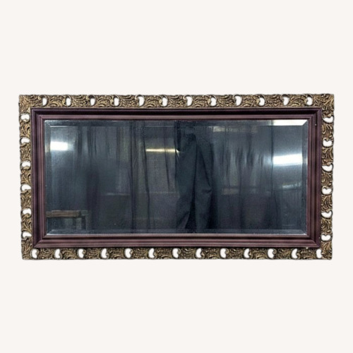 Used Vintage Carved Wood Wall Mirror	 for sale on AptDeco