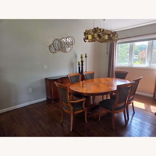 Used Century Furniture Light Brown Wood Dining Chair for sale on AptDeco