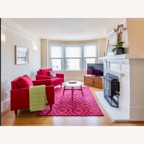 Used Room & Board Jasper Modern Red Lounge Chair for sale on AptDeco