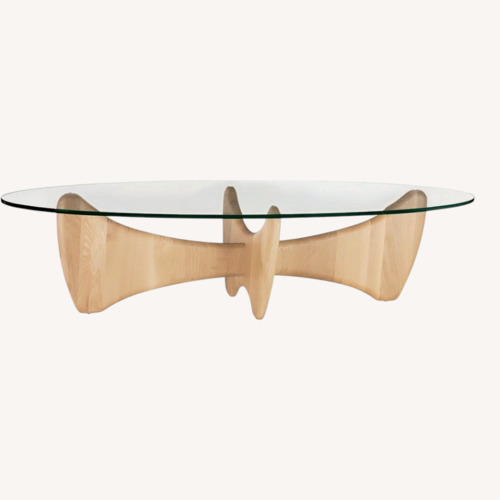 Used Room & Board Oval Sanders Coffee Table for sale on AptDeco