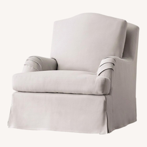 Used Restoration Hardware Light Gray Nursing Chair for sale on AptDeco
