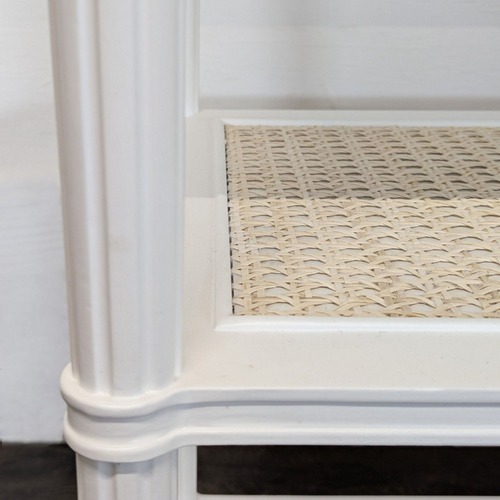 Used Serena & Lily Harbour Cane Changing Table for sale on AptDeco