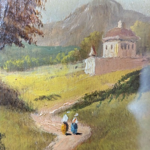 Used Pair of 19th-century Italianate Pastoral Landscape for sale on AptDeco