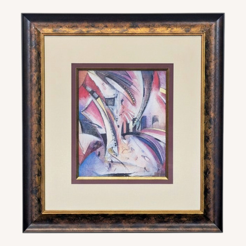 Used Daniel Kime Framed Abstract Mixed Media Artwork for sale on AptDeco