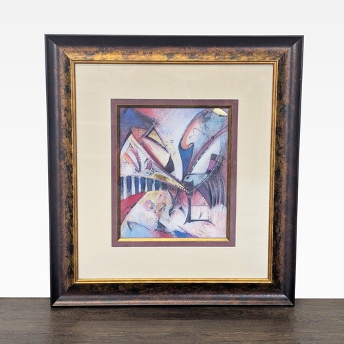 Used Daniel Kime Gravity Framed Abstract Mixed Media for sale on AptDeco