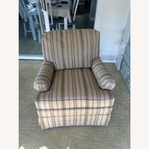 Used Leggett & Platt Light Brown Fabric Accent Chair for sale on AptDeco