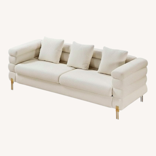 Used Amazon White Sofa for sale on AptDeco