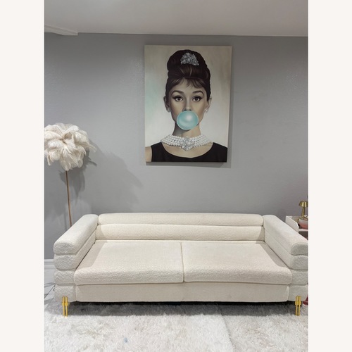 Used Amazon White Sofa for sale on AptDeco
