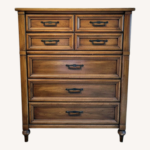 Used Light Brown Walnut Wood Dresser for sale on AptDeco