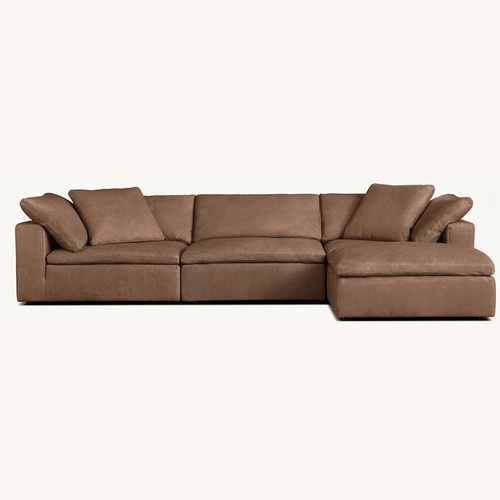 Used Restoration Hardware Cloud Leather Sofa  for sale on AptDeco