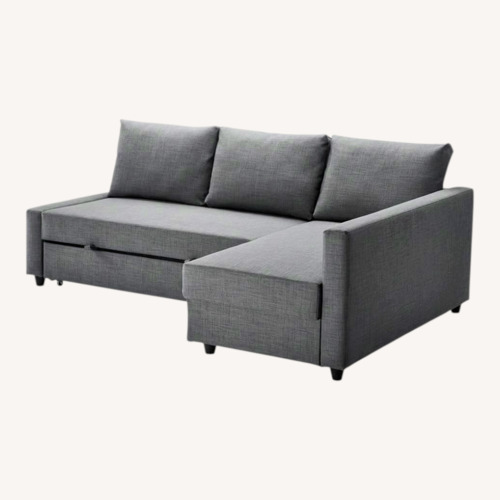 Used IKEA FRIHETEN Light Gray Fabric Sleeper Sofa for sale on AptDeco
