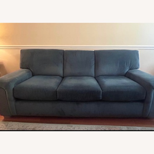 Used Modern Blue Sofa for sale on AptDeco