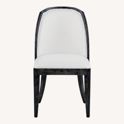 Used Kathy Kuo Home Burl Wood Chair for sale on AptDeco