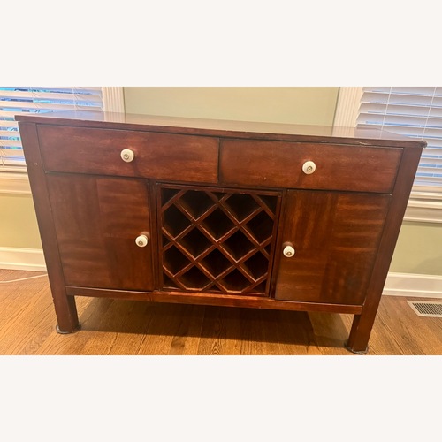 Used Vintage Buffet w/ Wine Rack for sale on AptDeco