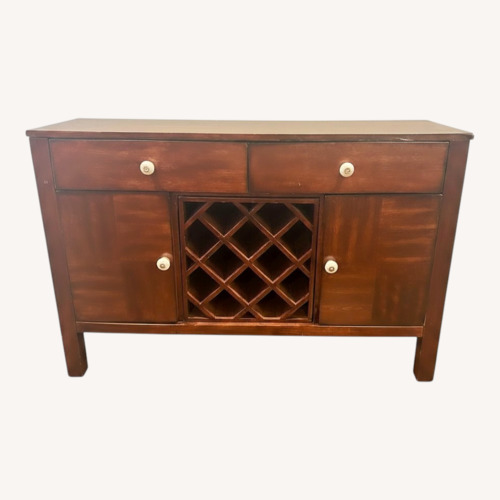 Used Vintage Buffet w/ Wine Rack for sale on AptDeco