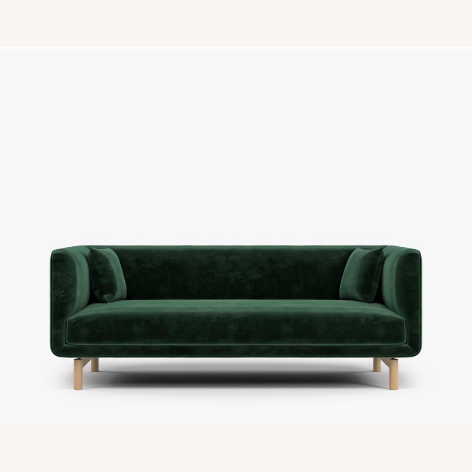 Rove Concepts Frans Green Suede 3+ Seater Sofa - image-1