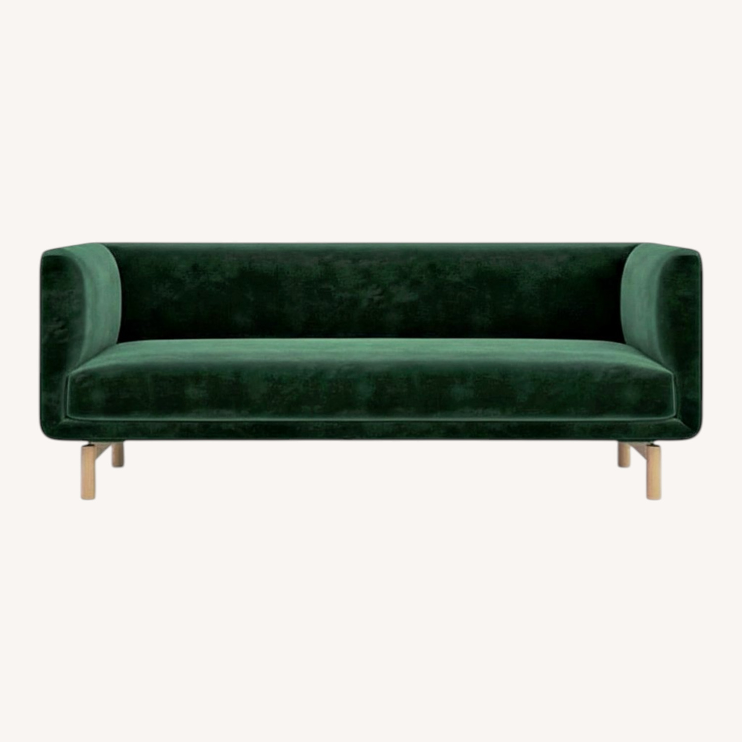 Rove Concepts Frans Green Suede 3+ Seater Sofa - image-0