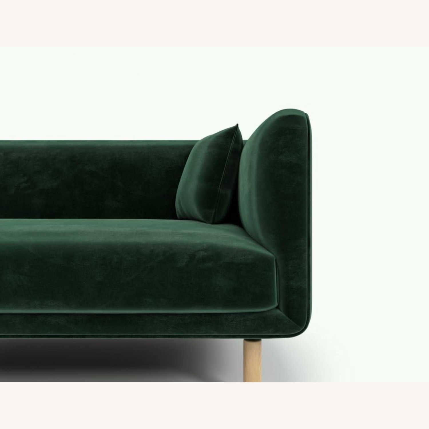 Rove Concepts Frans Green Suede 3+ Seater Sofa - image-4