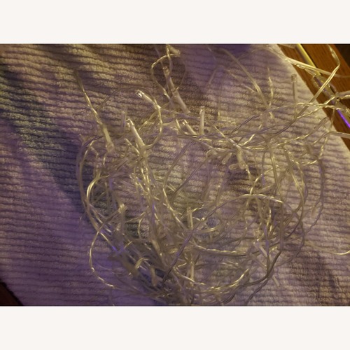 Used Etsy White Plastic Ceiling/Wall Christmas Lights for sale on AptDeco