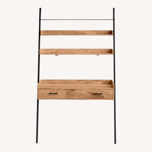 Used AllModern Natural Wood Ladder Desk for sale on AptDeco
