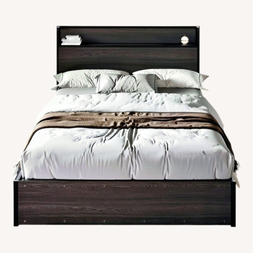 Used Wayfair Bed Frame w Charging Station  for sale on AptDeco