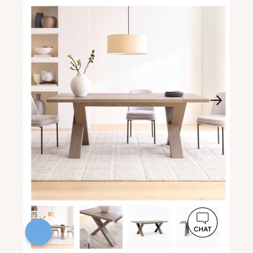 Used West Elm Holmes Dining Table for sale on AptDeco