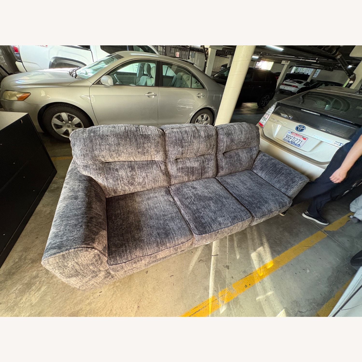 Ashley Furniture 3+ Seater Sofa & Ottoman - image-2