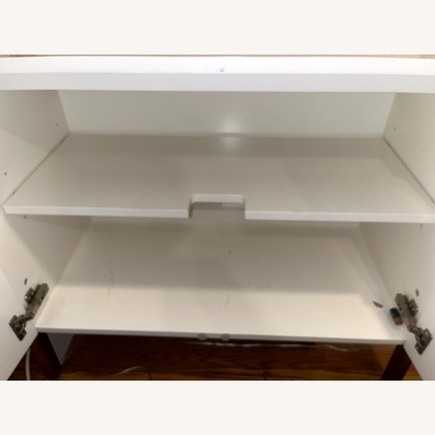 West Elm Modern White Bookcase - image-3