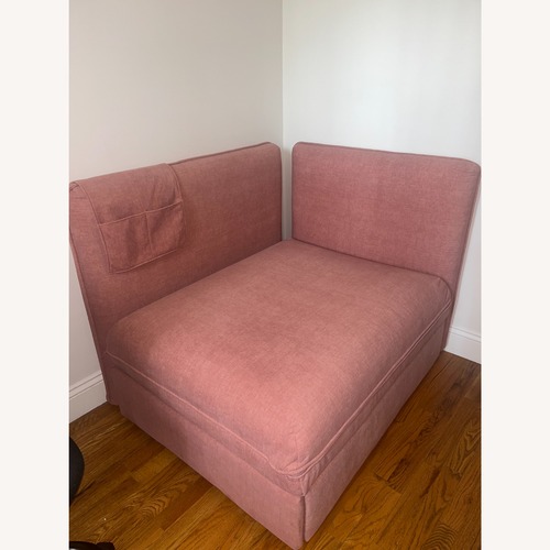 Used IKEA Vellentuna Pink Corner Seat & Bed for sale on AptDeco