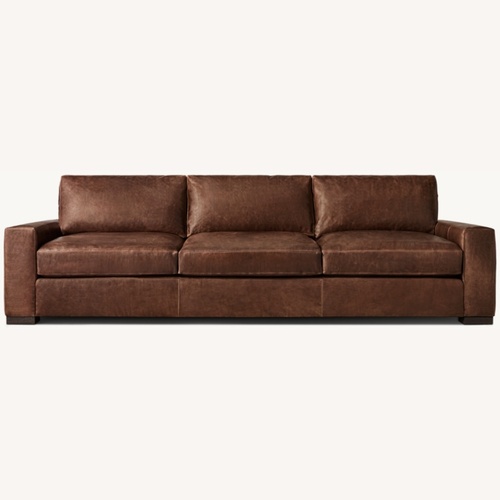 Used Restoration Hardware Leather Sofa for sale on AptDeco