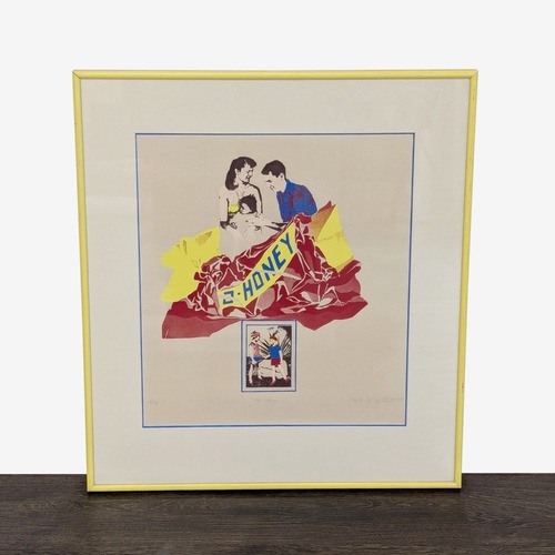 Used Vintage 1980 Kate McCarthy "Oh Honey" Art for sale on AptDeco