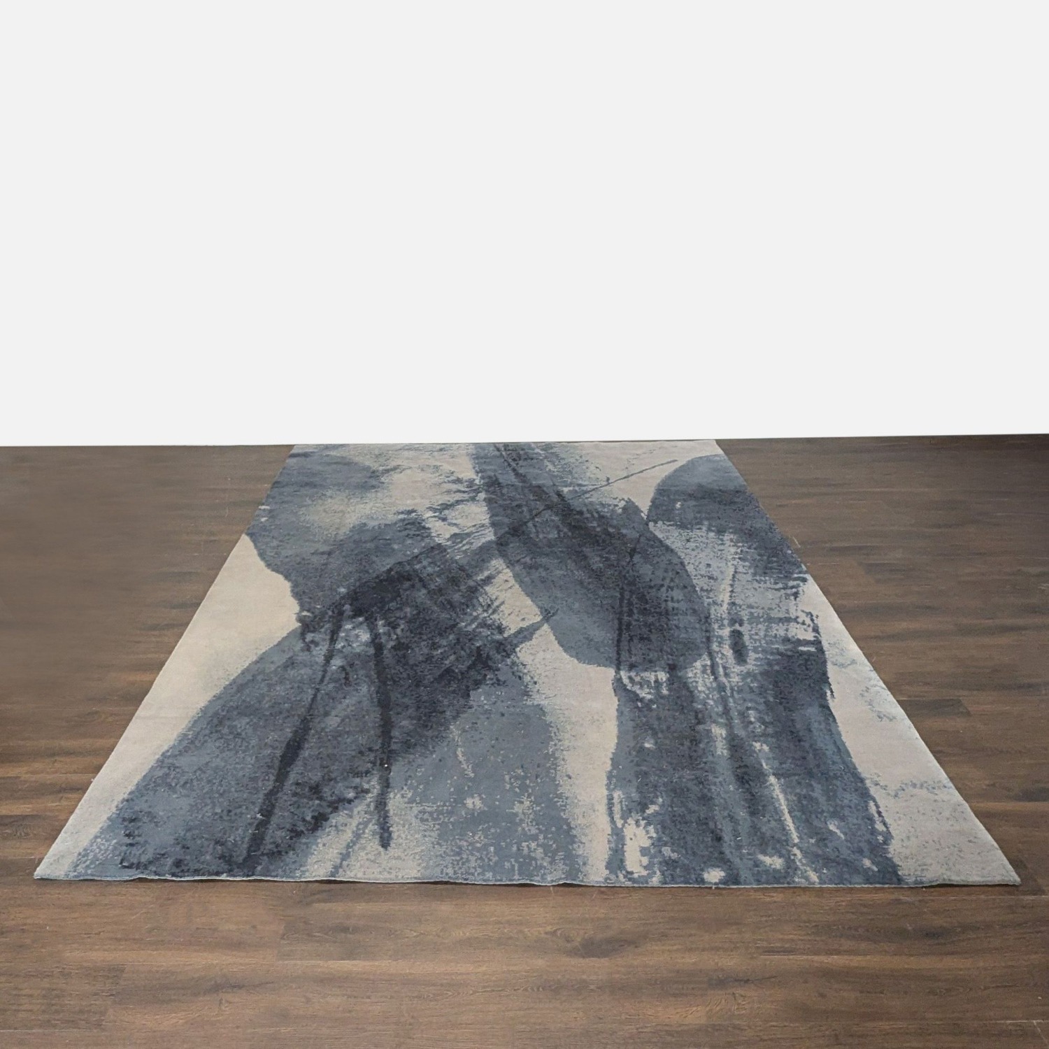 The Rug Company Lola 9x12 Modern Abstract Blue Rug - image-2