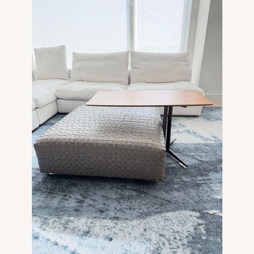 Used The Rug Company Lola 9x12 Modern Abstract Blue Rug for sale on AptDeco
