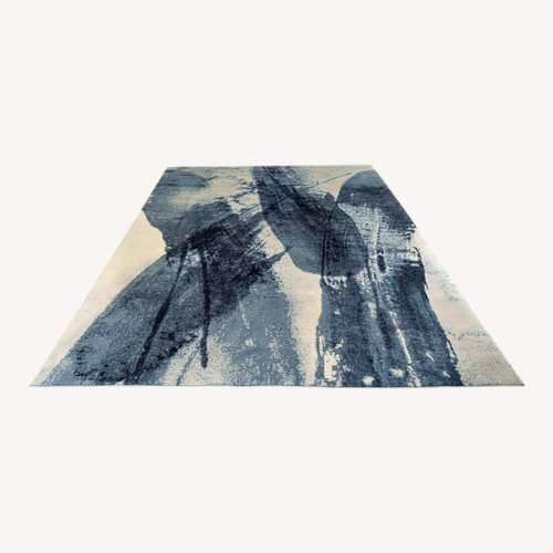 Used The Rug Company Lola 9x12 Modern Abstract Blue Rug for sale on AptDeco