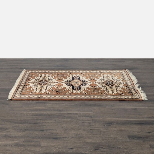 Used Traditional Patterned Area Rug Brown for sale on AptDeco