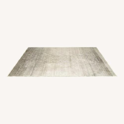 Used Erbil Tezcan Modern Shades of Silver Wool and Silk for sale on AptDeco