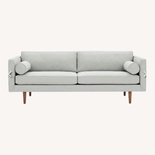 Used West Elm Light Gray Fabric 3+ Seater Sofa for sale on AptDeco
