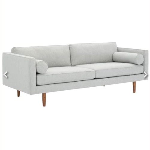 Used West Elm Light Gray Fabric 3+ Seater Sofa for sale on AptDeco