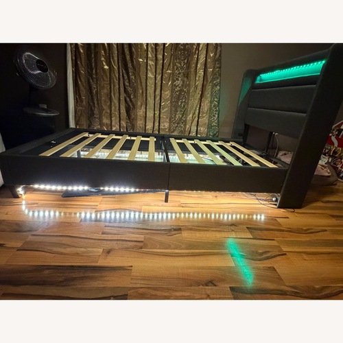 Used Fabric Twin Bed for sale on AptDeco