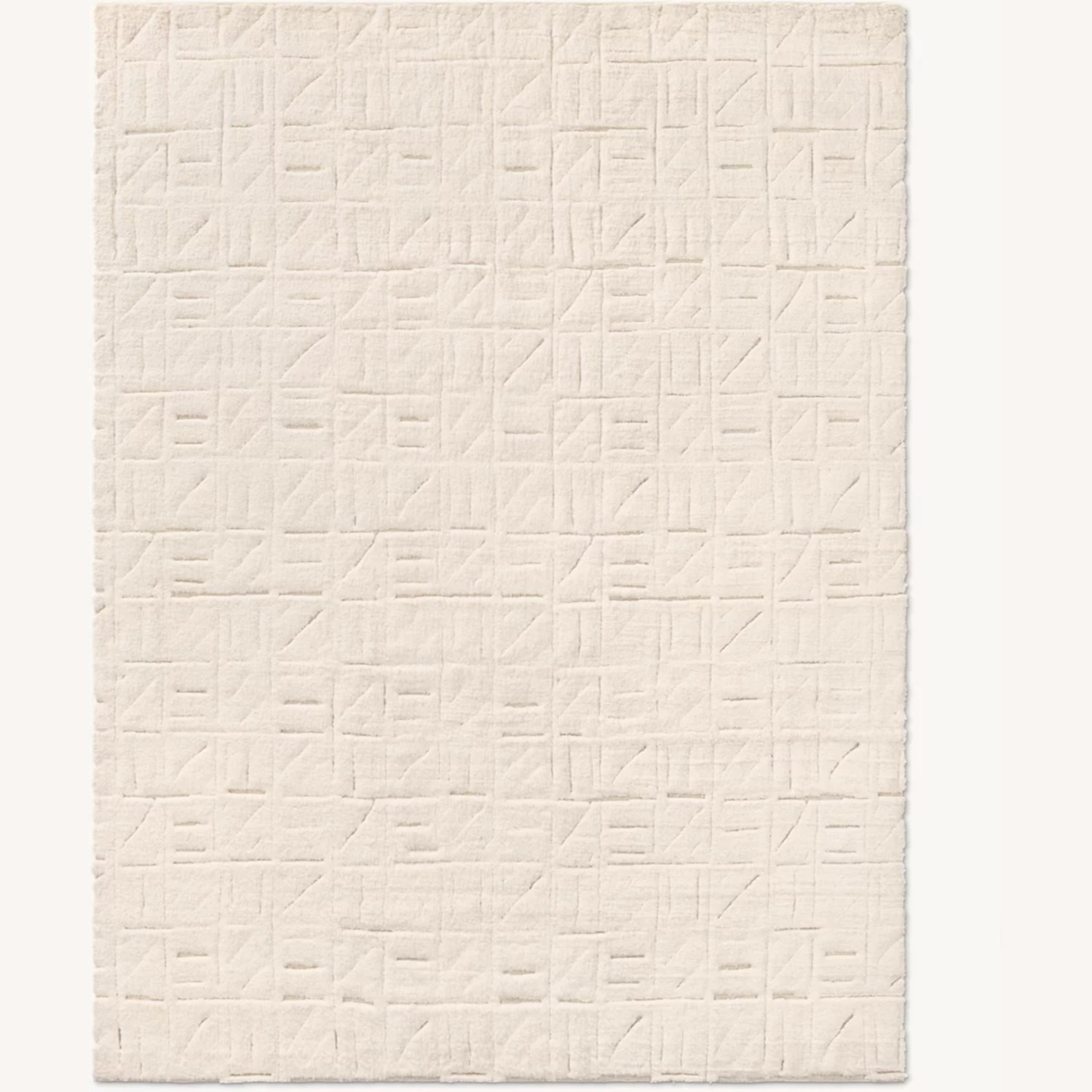 Restoration Hardware Kinari Wool Rug – 10' × 14' Ivory | Wool - image-1