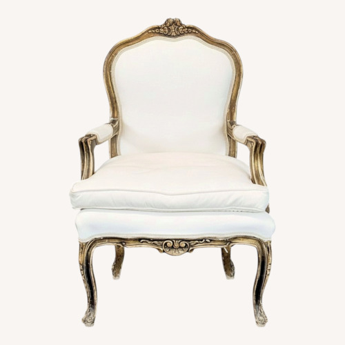 Used Vintage Armchair with White for sale on AptDeco