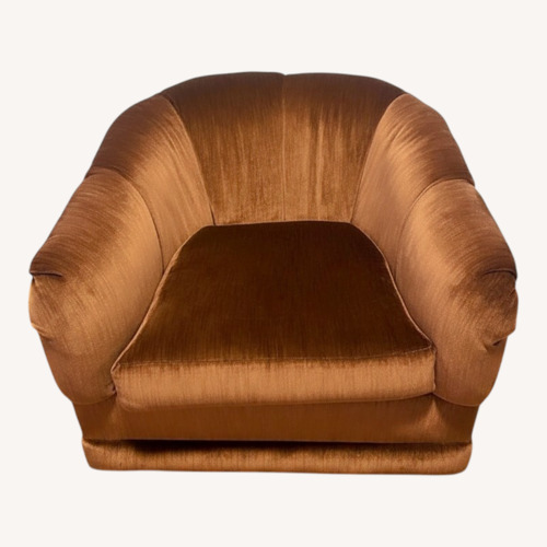 Used Vintage/Antique Dark Brown Accent Chair for sale on AptDeco