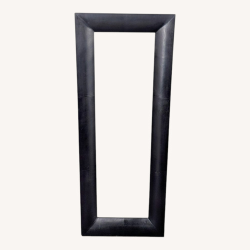 Used Crate & Barrel Leather Wrapped Floor Mirror for sale on AptDeco