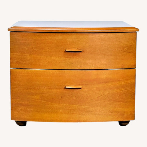 Used Z Gallerie Dark Brown Wood Nightstand for sale on AptDeco