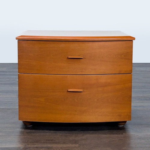 Used Z Gallerie Dark Brown Wood Nightstand for sale on AptDeco