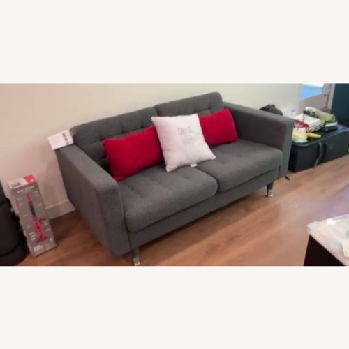 Used IKEA Morabo Modern Gray Loveseat  for sale on AptDeco